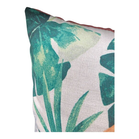 Outdoor Indoor Square Throw Pillow Parrot Bird Tropical Design Patio Décor - Picture 13 of 16